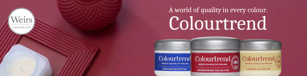 Colourtrend Contemporary Sample Pots Collection by Weirs of Baggot St Official Colourtrend Stockist