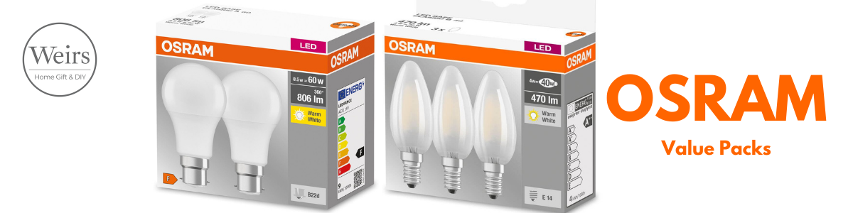 Value Packs OSRAM LED Lightbulbs Collection by Weirs of Baggot St Official OSRAM Stockist