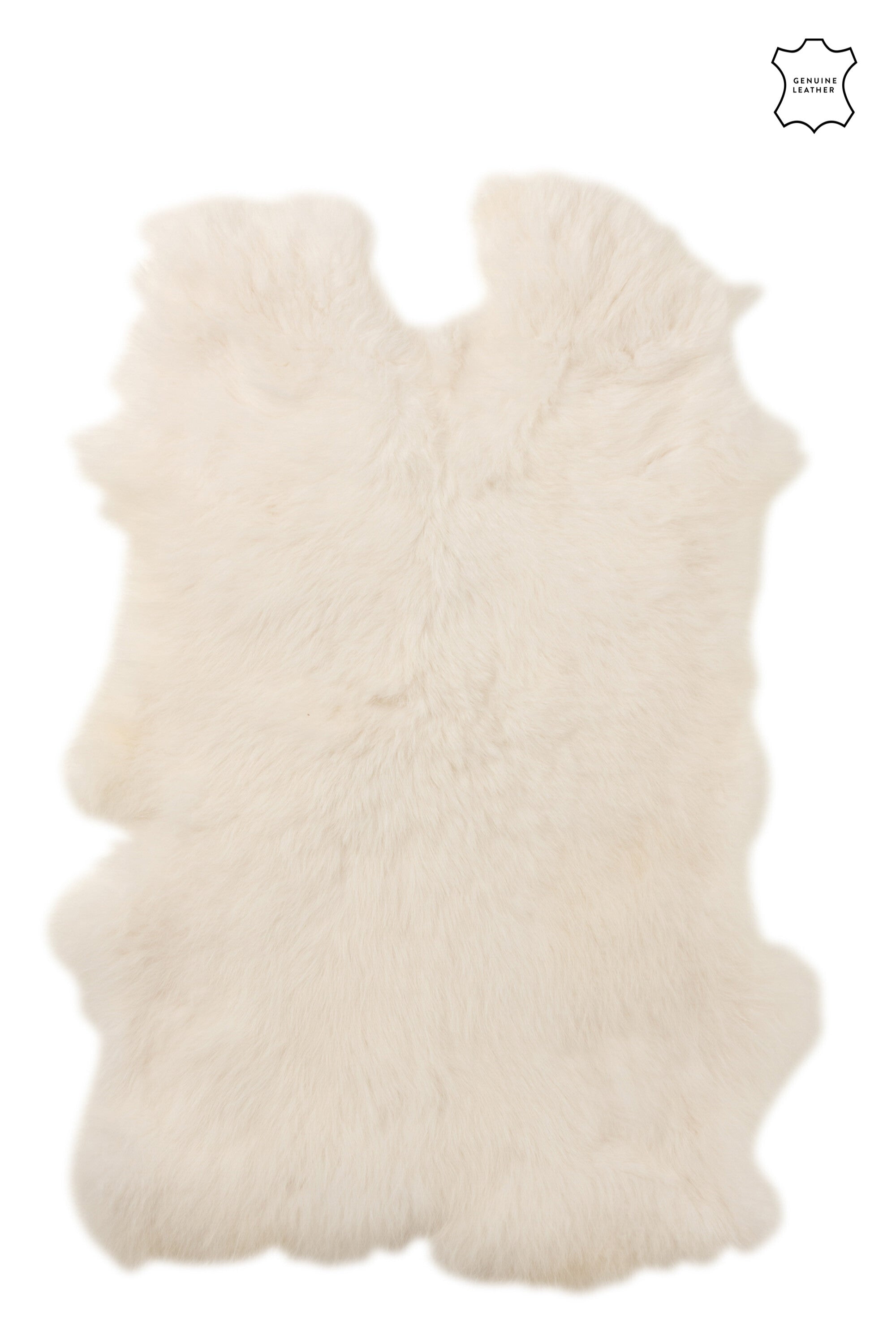 Fab Gifts | J-Line Faux Faux Fur White Table Mat by Weirs of Baggot Street