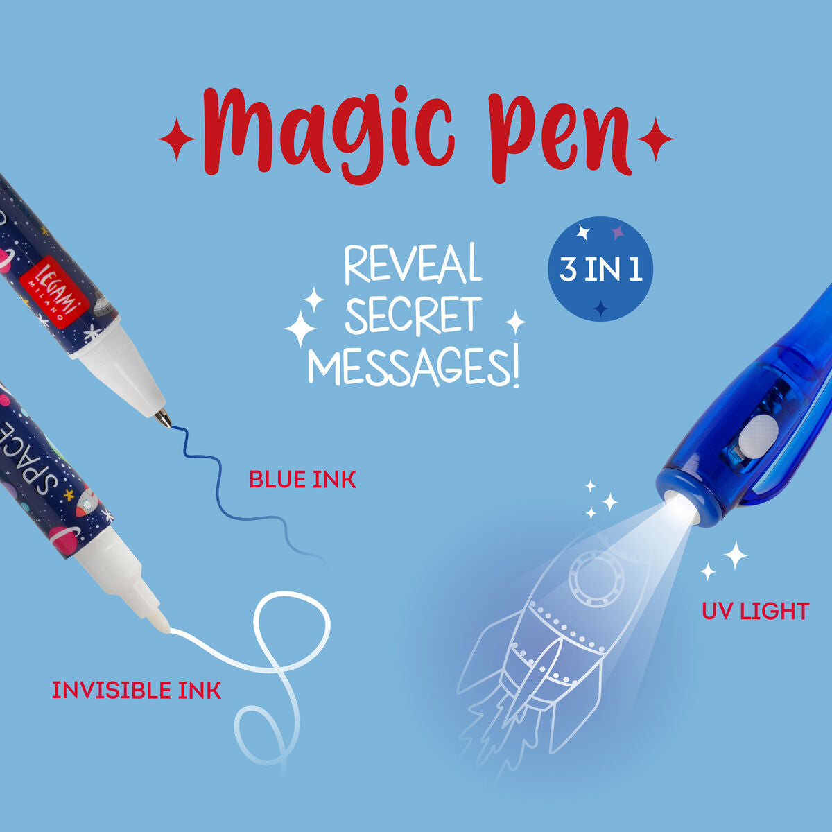 Back to School | Legami Invisible Ink Pen Space by Weirs of Baggot Street