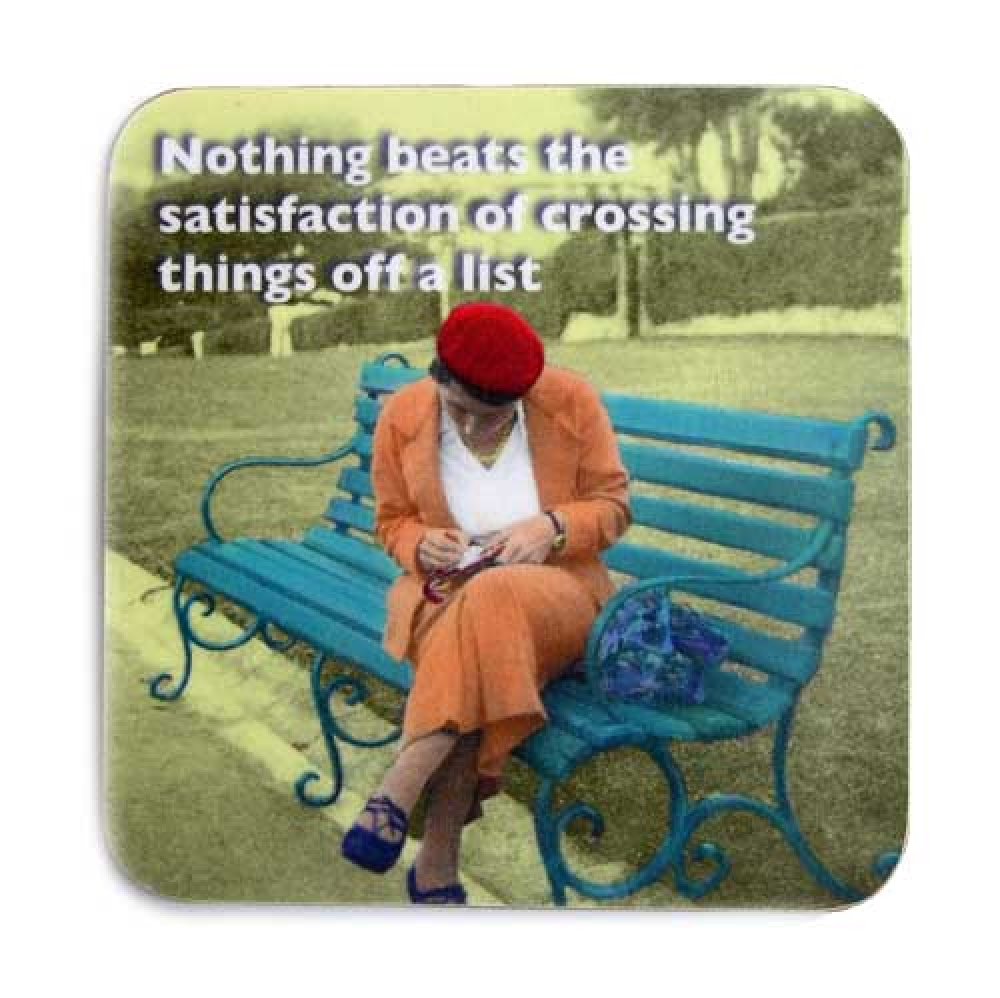 Fabulous Gifts Coaster Crossing Off List by Weirs of Baggot Street