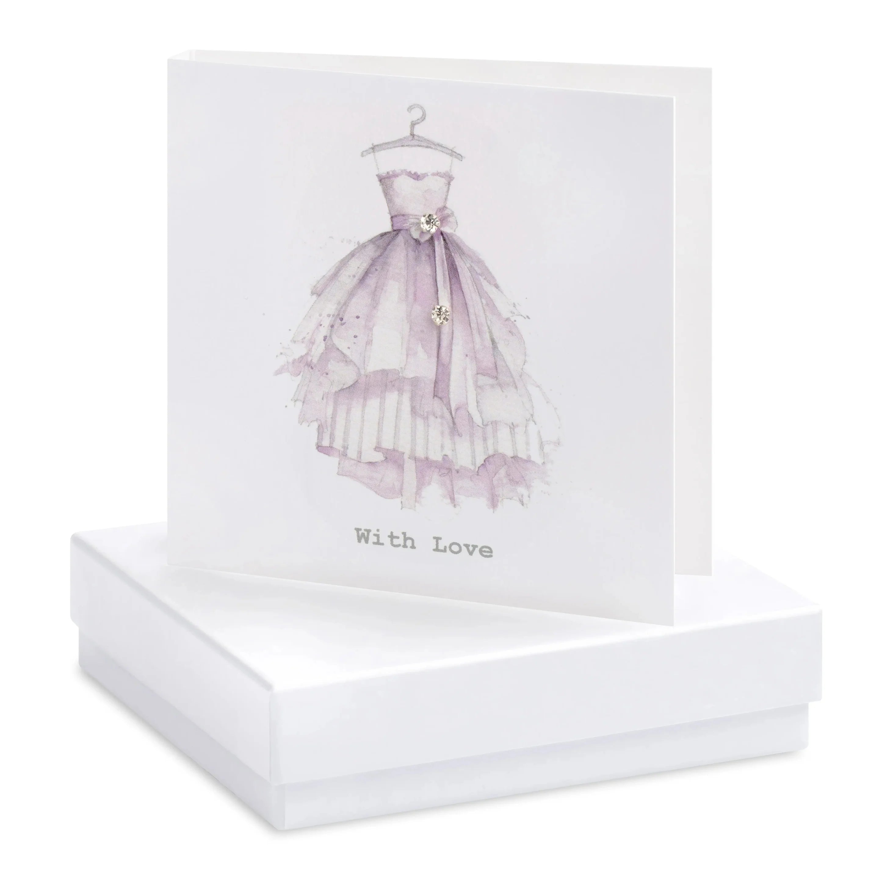 Fabulous Gifts Crumble & Core Box Dress With Love Earring Card by Weirs of Baggot Street