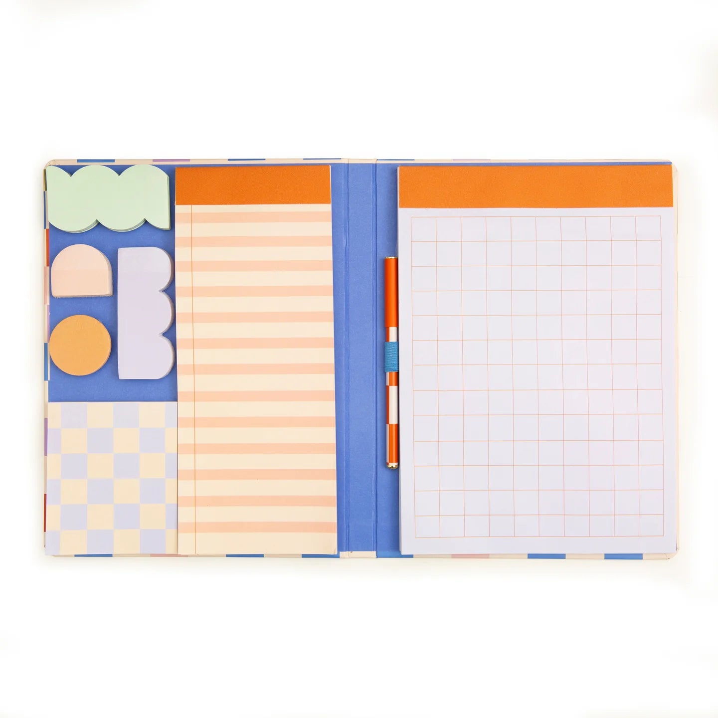 Fab Gifts | Kikkerland Notepad With Sticky Notes Set And Pen by Weirs of Baggot Street