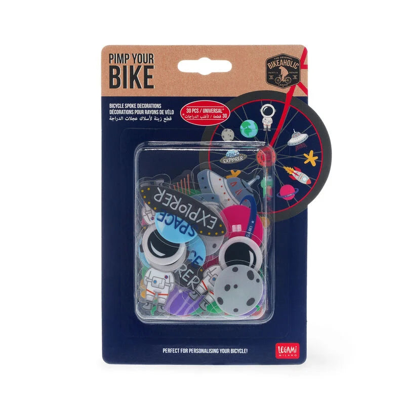 Fab Gifts | Legami Bike Spoke Decorations Space by Weirs of Baggot Street