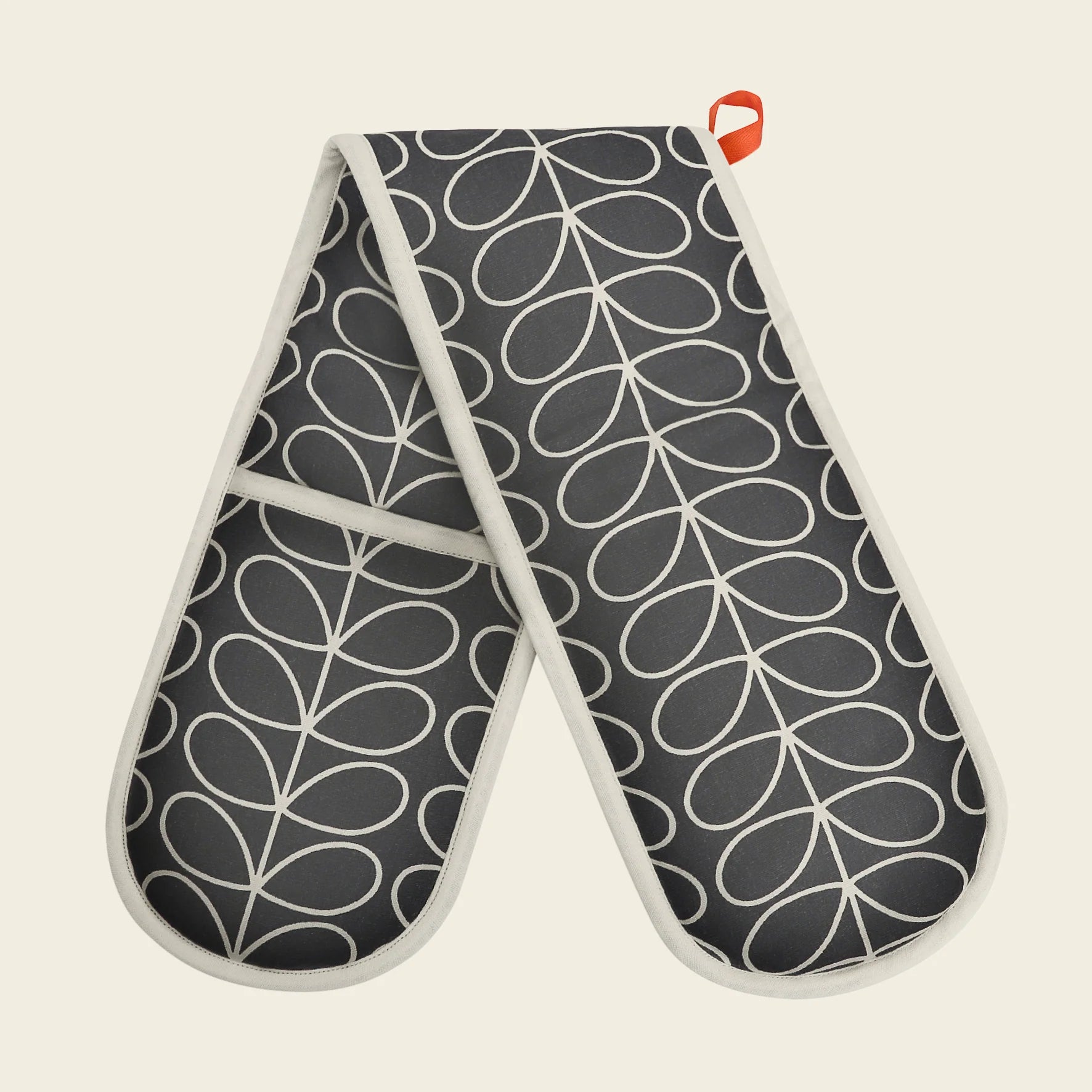 Fab Gifts | Orla Kiely Double Oven Mitt Linear Stem Slate by Weirs of Baggot Street