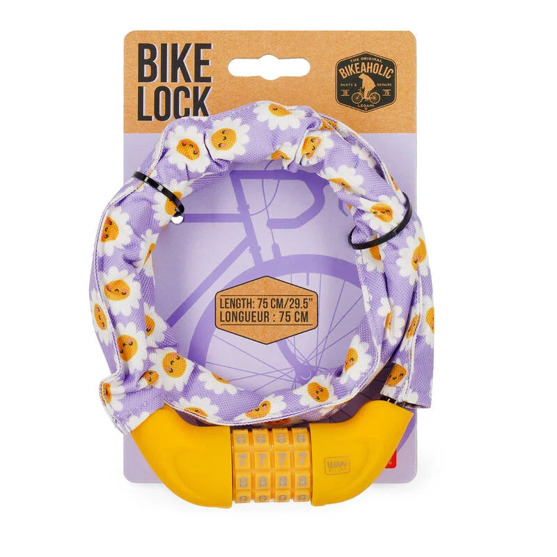 Legami Combination Bike Lock Daisy