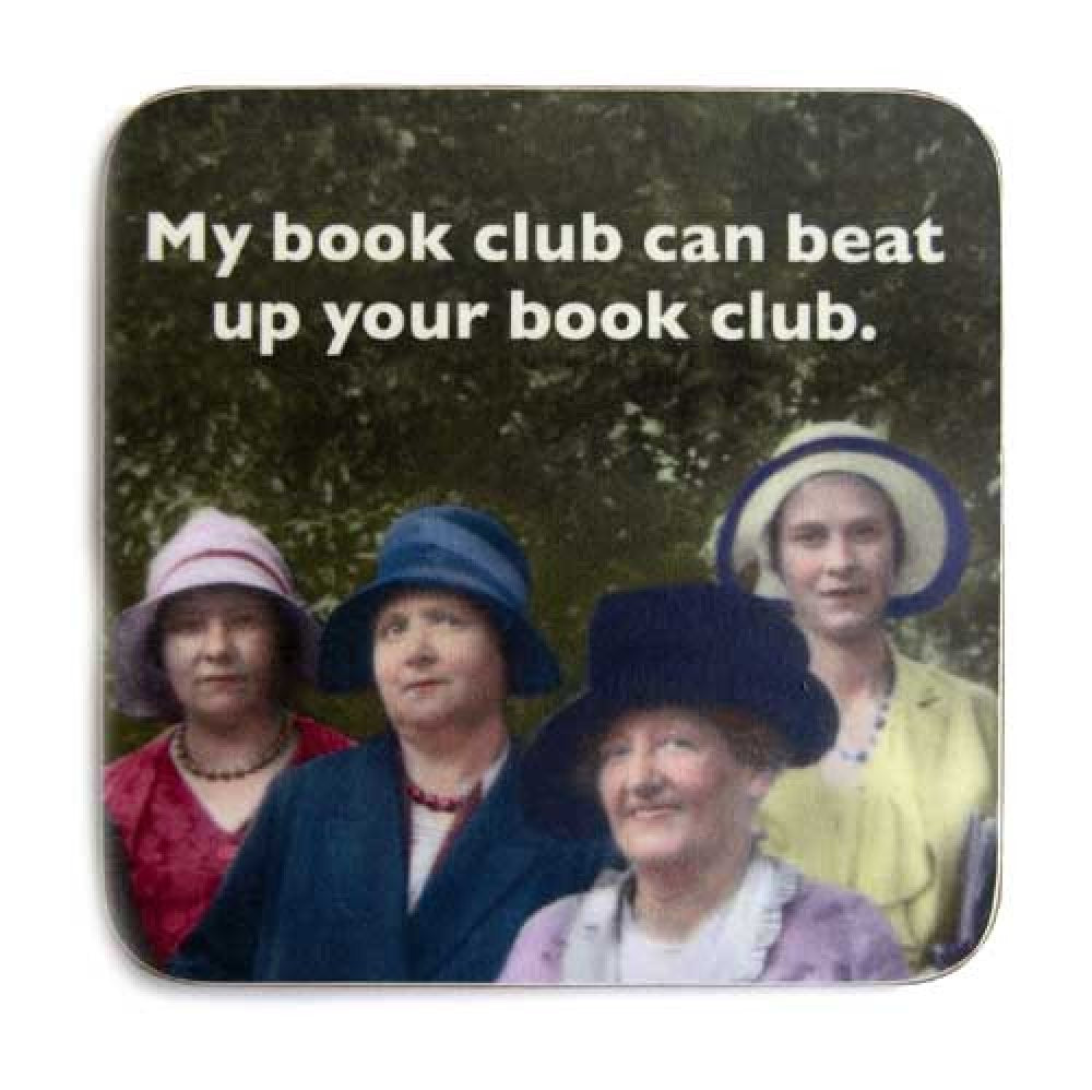 Fabulous Gifts Coaster My Book Club by Weirs of Baggot Street