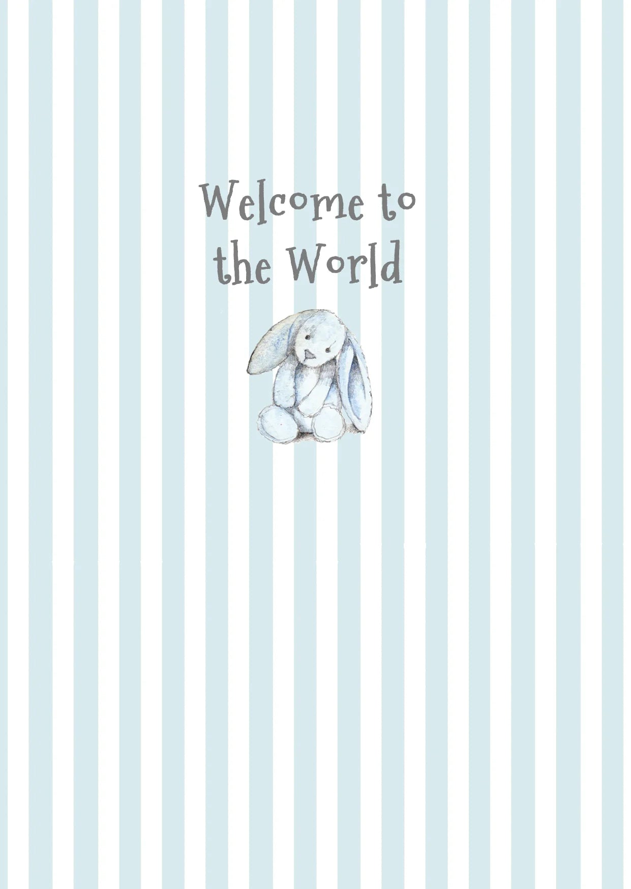 Fabulous Gifts Crumble & Core Keepsake Baby Boy Bunny Card by Weirs of Baggot Street