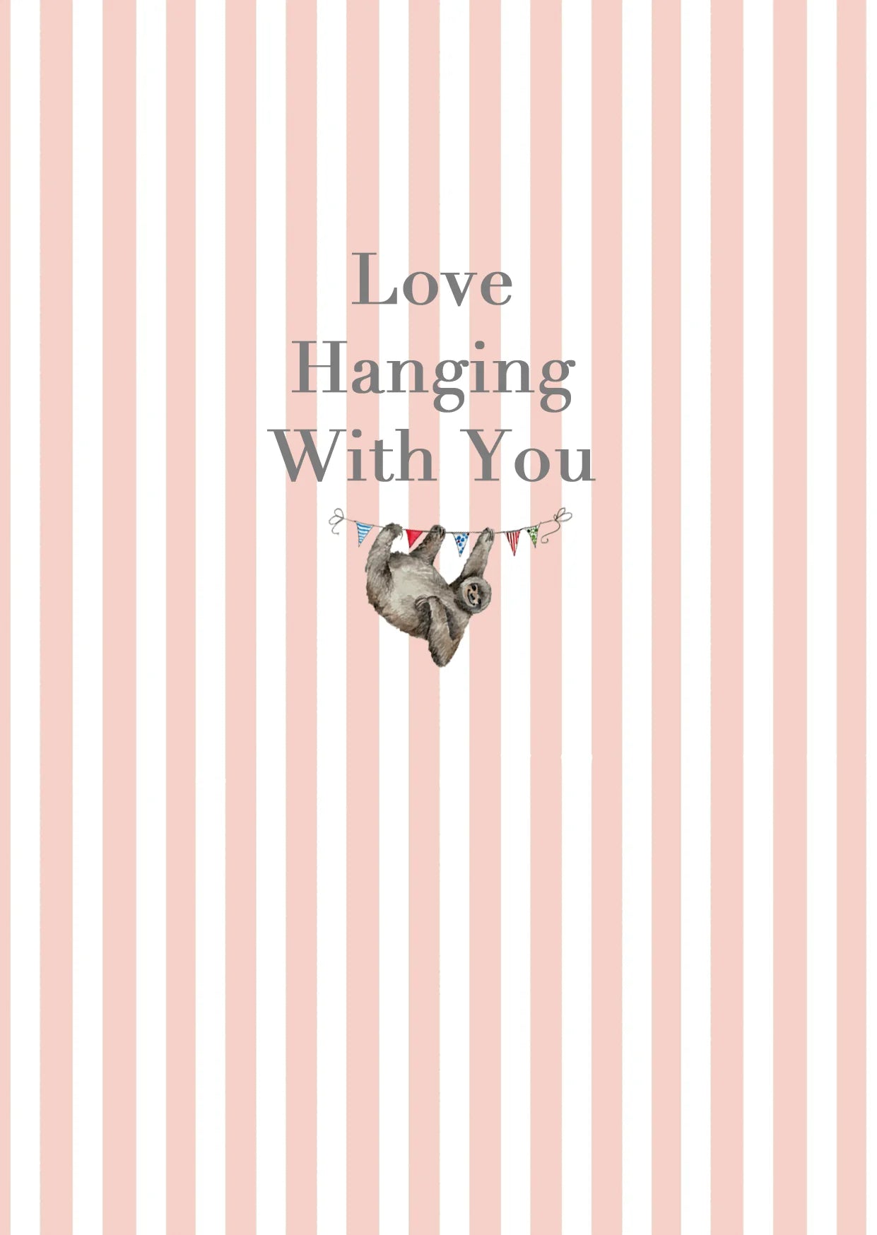 Fabulous Gifts Crumble & Core Keepsake Sloth Love Hanging Card by Weirs of Baggot Street