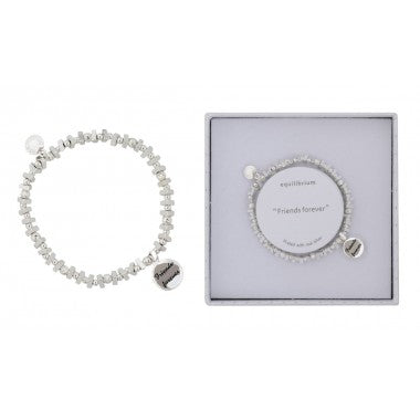 Fabulous Gifts Equilibrium Jewellery Friends Forever Silver Bracelet by Weirs of Baggot Street
