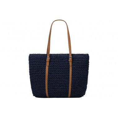 Fabulous Gifts Equilibrium Jewellery Woven Tote Bag Navy  by Weirs of Baggot Street