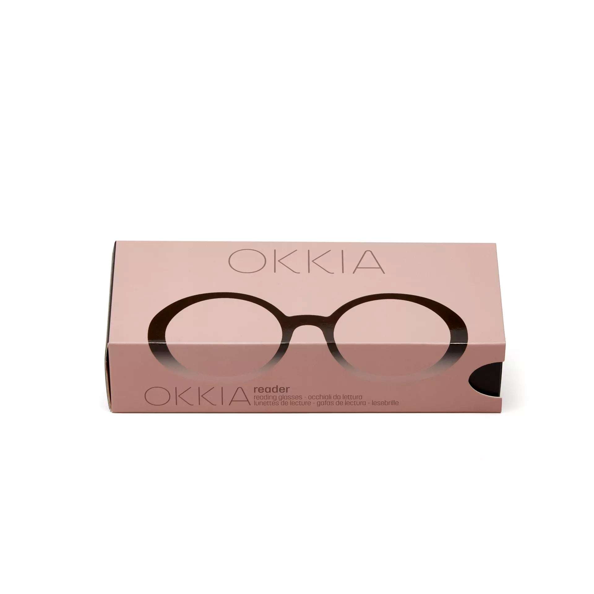 Fabulous Gifts Okkia Reading Glasses Tondo Black Rose 1.50 by Weirs of Baggot Street