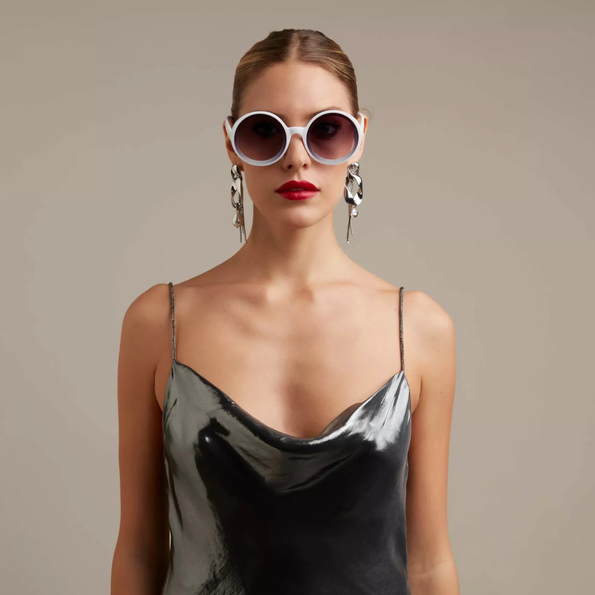Fabulous Gifts Okkia Sunglasses Tondo Optical White by Weirs of Baggot Street
