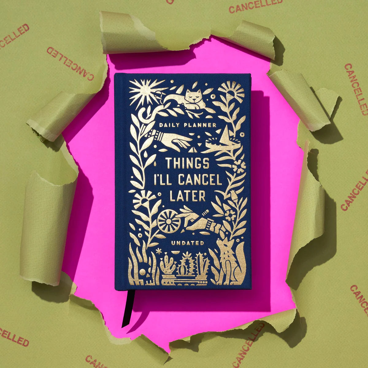 Brilliant Books | Things I'll Cancel Later Undated Mini Planner by Brass Monkey by Weirs of Baggot Street