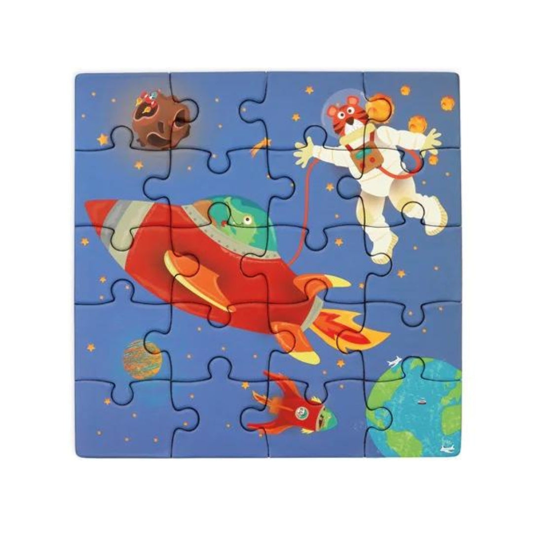 Toys Games and Puzzles Scratch Magnetic Puzzle Book: Space by Weirs of Baggot Street