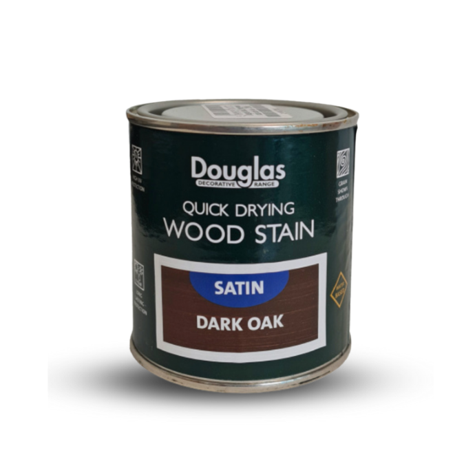 Paint & Decorating | Douglas Quick Drying Satin Wood Stain - Dark Oak 250ml by Weirs of Baggot St