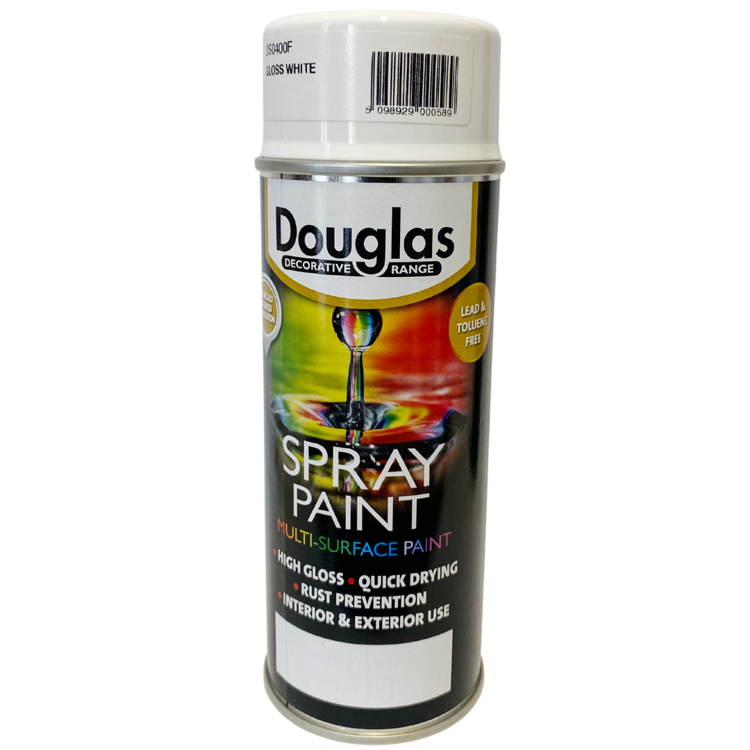 Paint & Decorating | Douglas Spray Paint Gloss White Weirs of Baggot St