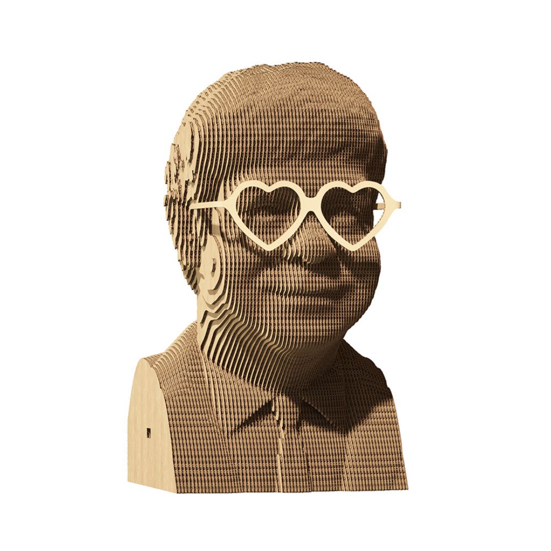 Fab Gifts | Cartonic 3D Cardboard Puzzle Elton John by Weirs of Baggot Street