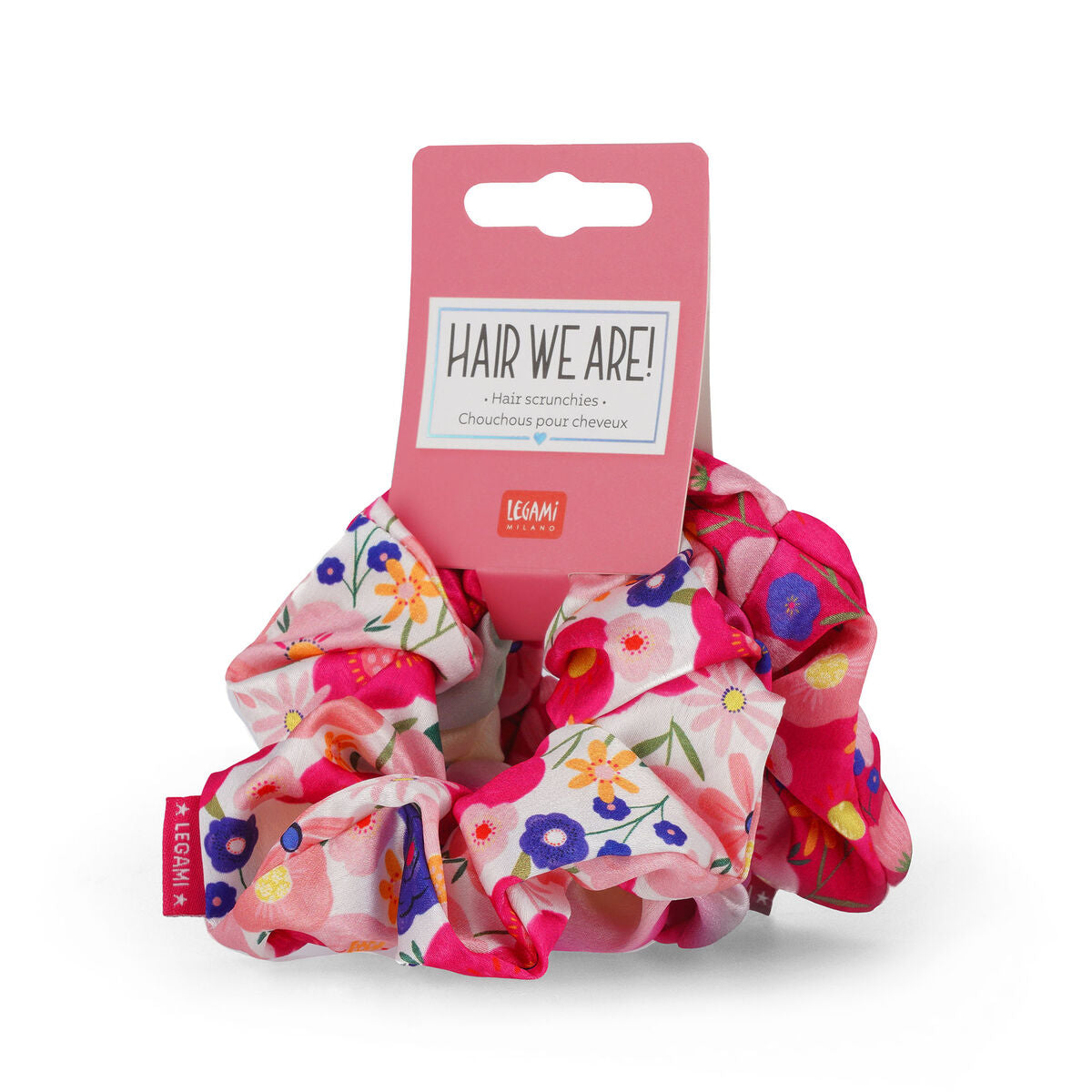 Fab Gifts | Legami Set Of 3 Hair Scrunchies Flowers by Weirs of Baggot Street