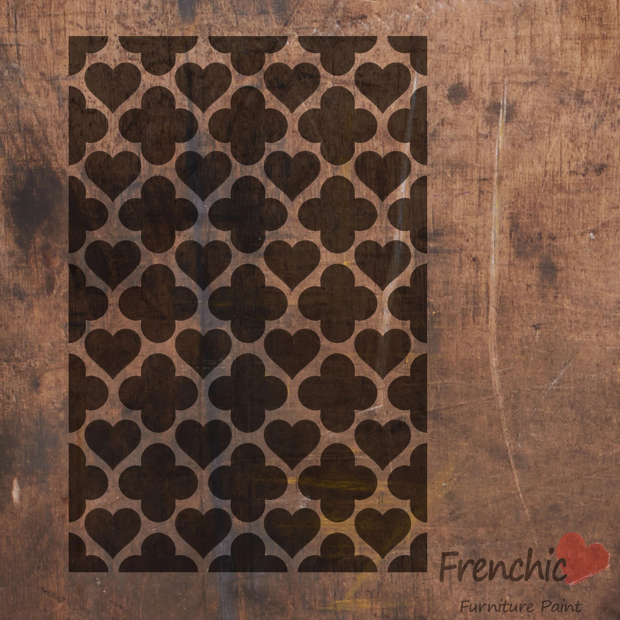 Frenchic Paint | Hearts Of Morroco Stencil by Weirs of Baggot St