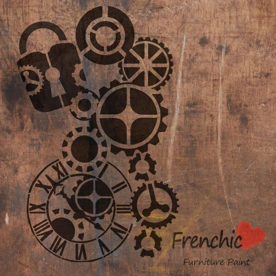 Frenchic Paint | Steam Punk Stencil by Weirs of Baggot St