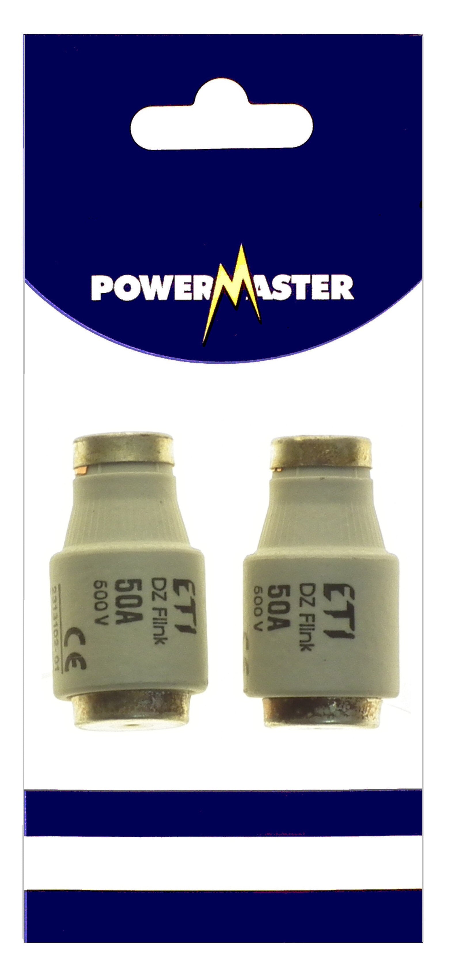 Fuses & Plugs| Powermaster 50 Amp DZ Fuse (2pk) by Weirs of Baggot St