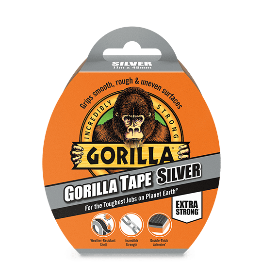 Adhesives | Gorilla Glue Tape Silver by Weirs of Baggot St