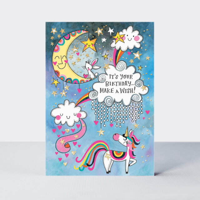 Greeting Card | Rachel Ellen Hip Hop - It's Your Birthday Unicorn Card by Weirs of Baggot Street