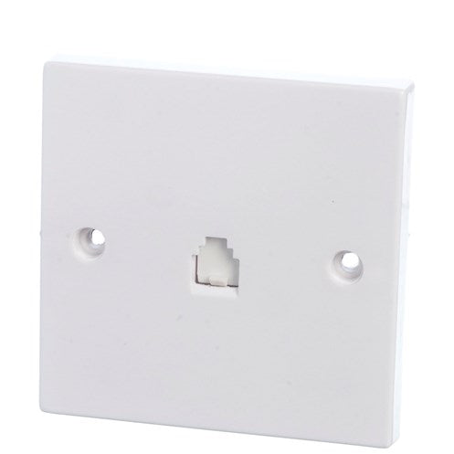 Switches & Sockets| Powermaster Telephone Flush Socket by Weirs of Baggot St