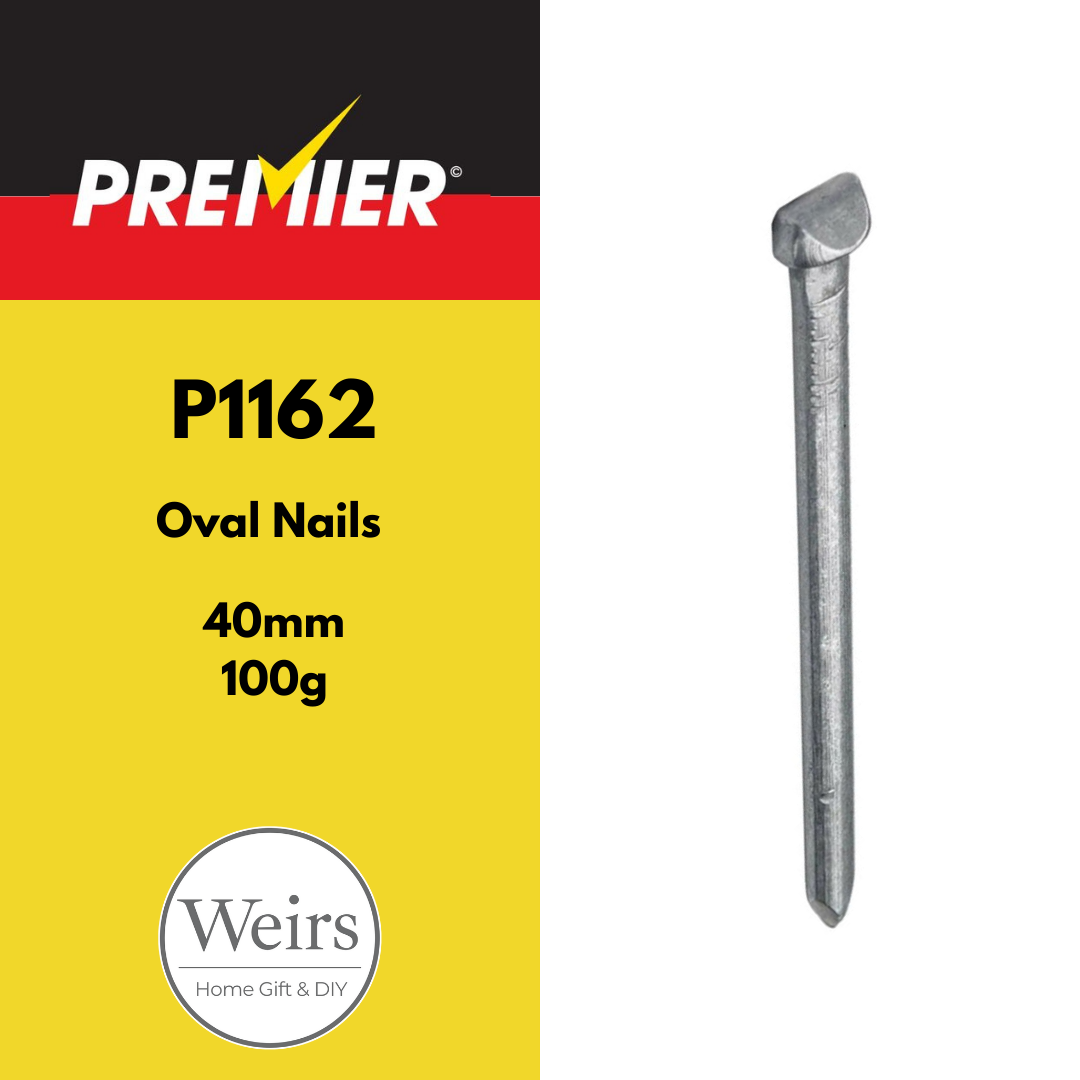 Nails | Premier Oval Nails 40mm by Weirs of Baggot St