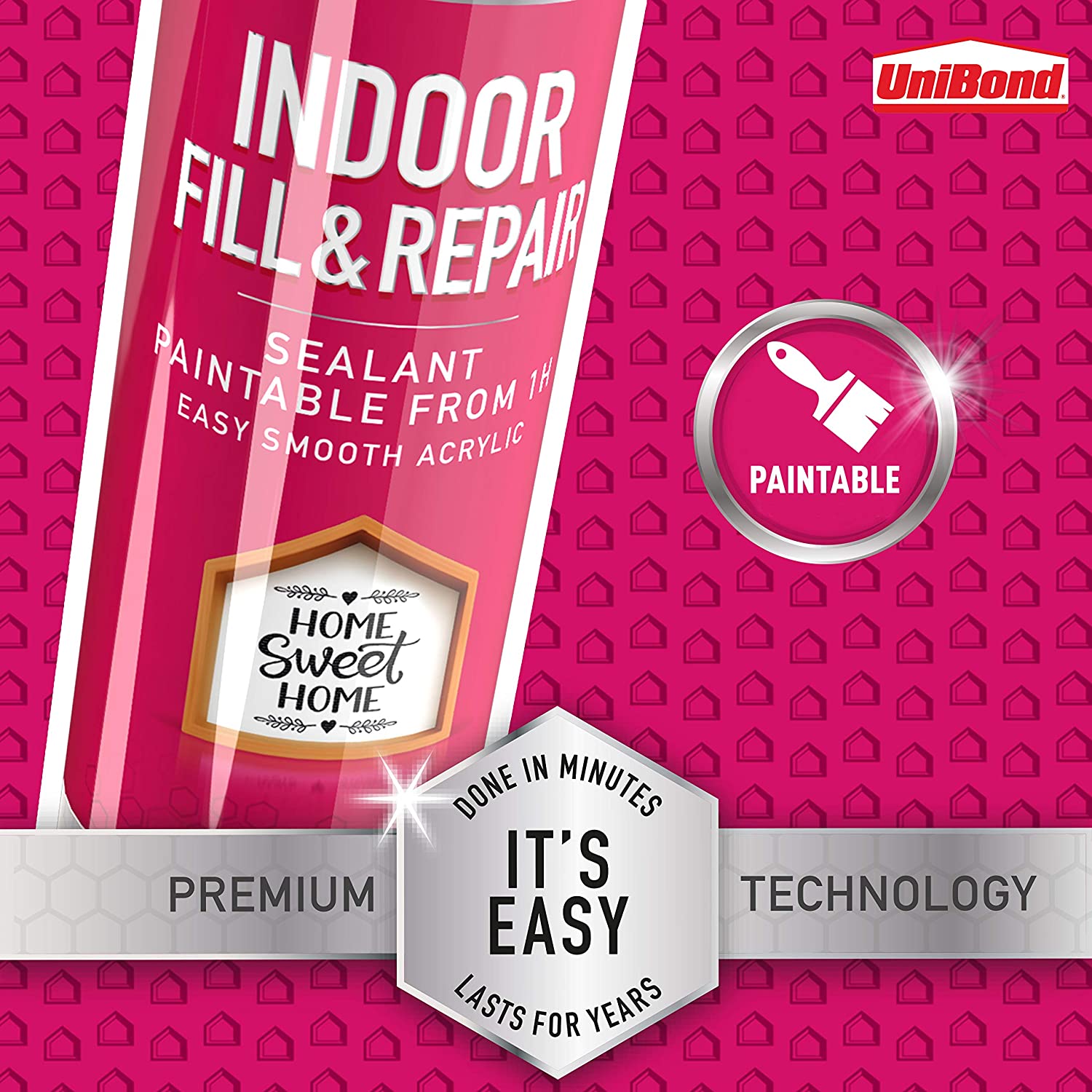 Adhesives | Unibond Indoor Fill & Repair White by Weirs of Baggot St