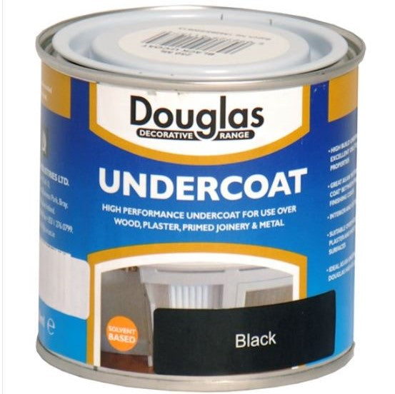 Paint & Decorating | Douglas Undercoat Paint - Black 250ml by Weirs of Baggot St