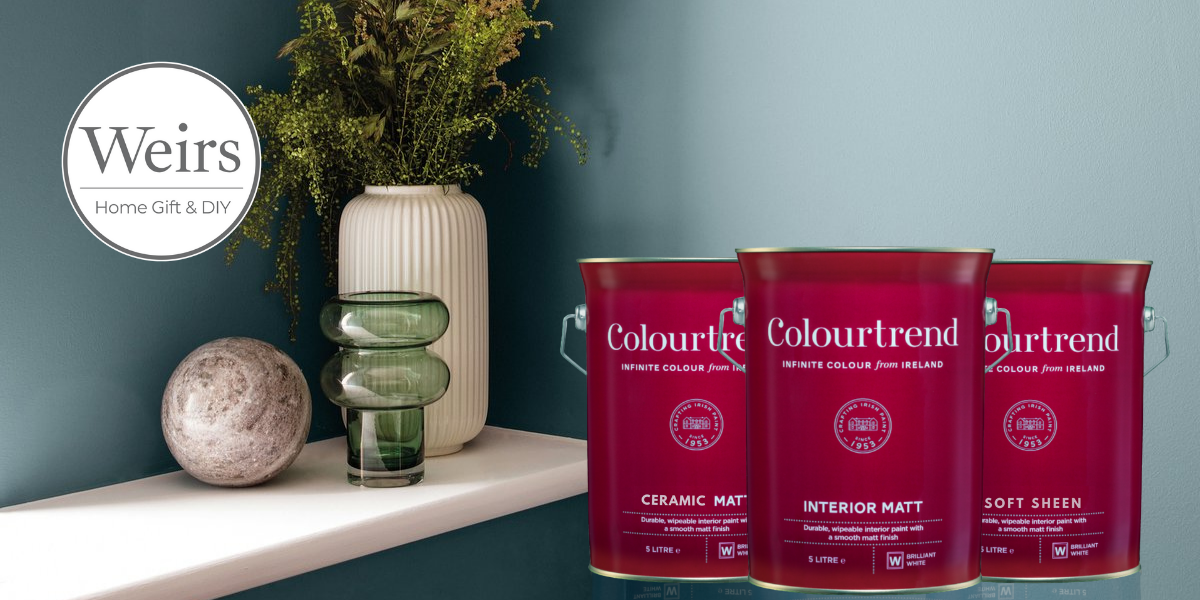 How to Choose The Best Matt Paint for Interior Walls | Colourtrend Paint Blog Post by Weirs of Baggot St