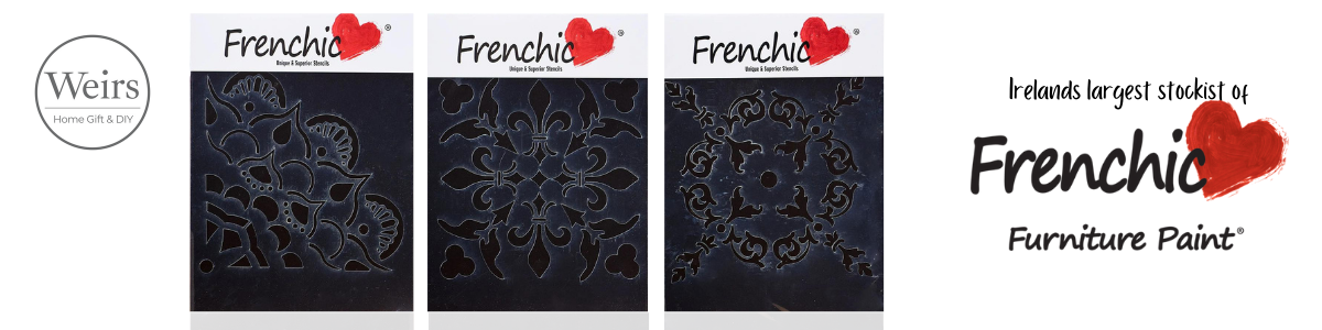 Frenchic Paint Stencils Range by Weirs of Baggot St Official Frenchic Stockist