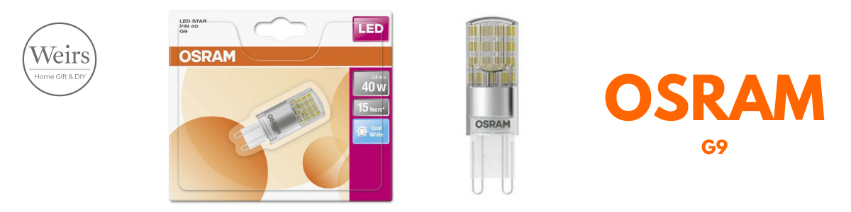 G9 OSRAM LED Lightbulbs Collection by Weirs of Baggot St Official OSRAM Stockist