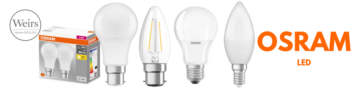 LED OSRAM LED Lightbulbs Collection by Weirs of Baggot St Official OSRAM Stockist