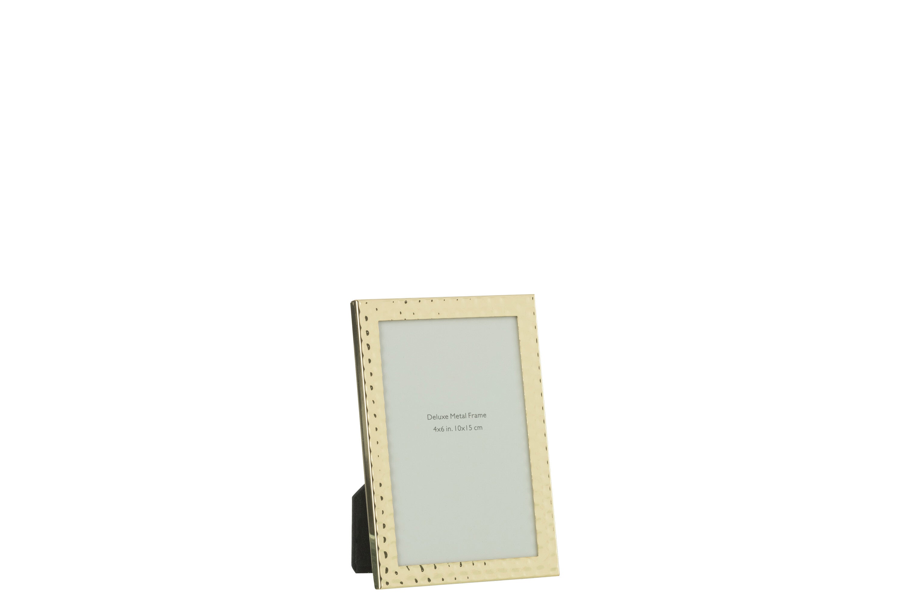 Fab Gifts | J-Line Photo Frame Hammered Gold 4X6 by Weirs of Baggot Street