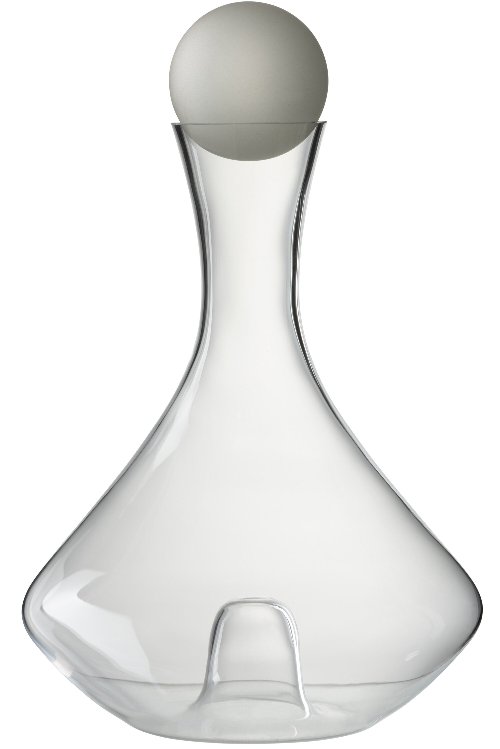Fab Gifts | J-Line Modern Curved Glass Carafe by Weirs of Baggot Street