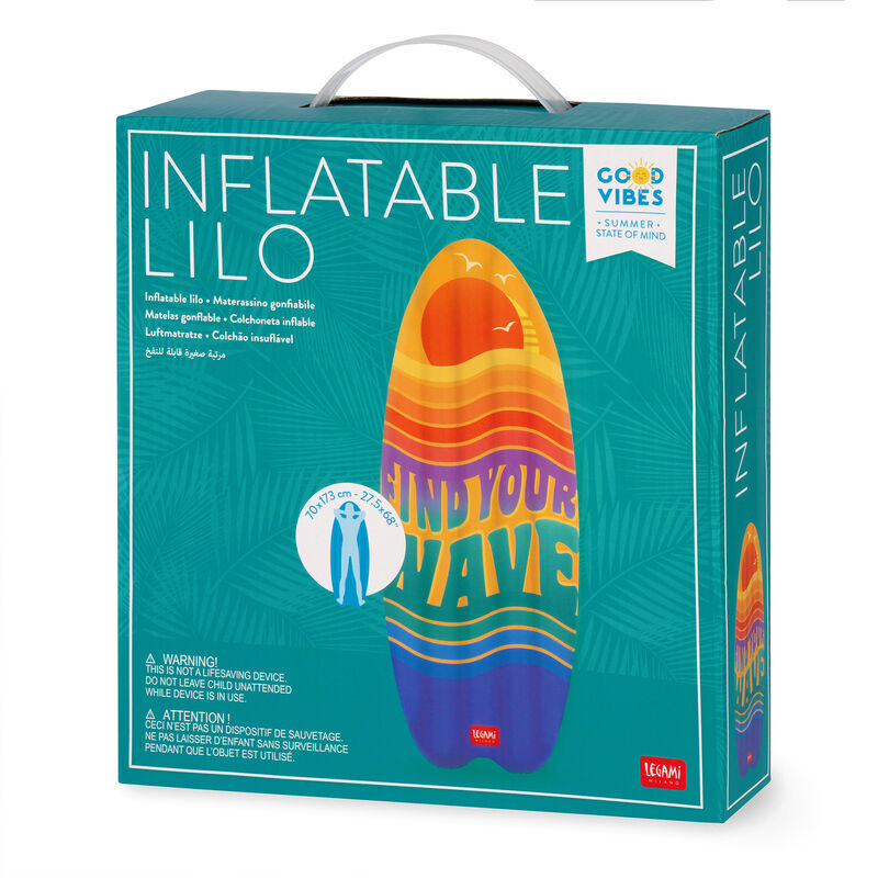 Inflatables | Legami Inflatable Lilo Waves by Weirs of Baggot Street