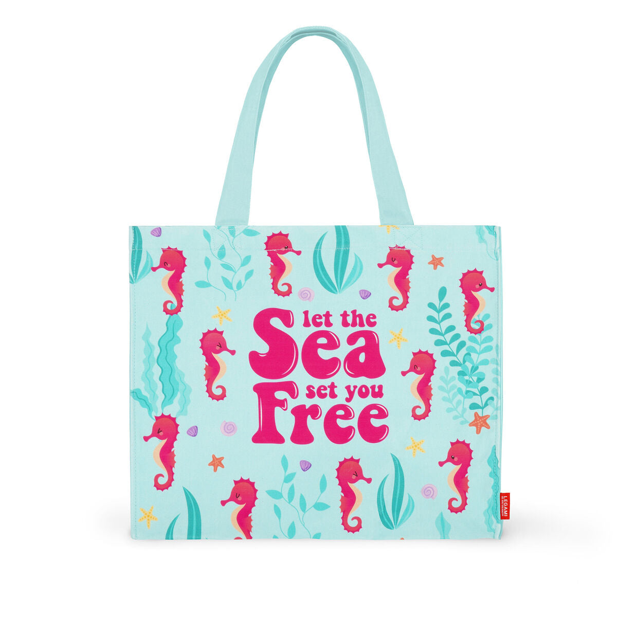 Fabulous Gifts Beach Accessories Legami Beach Bag - Seahorse by Weirs of Baggot Street