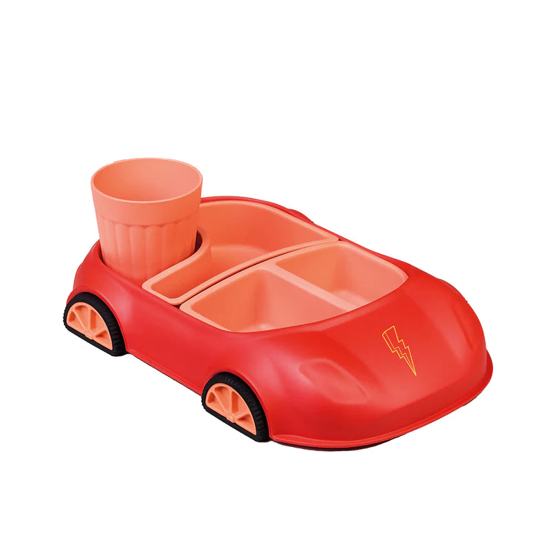 Food Storage | Bioloco Kids Set - Car Red Lightning by Weirs of Baggot Street