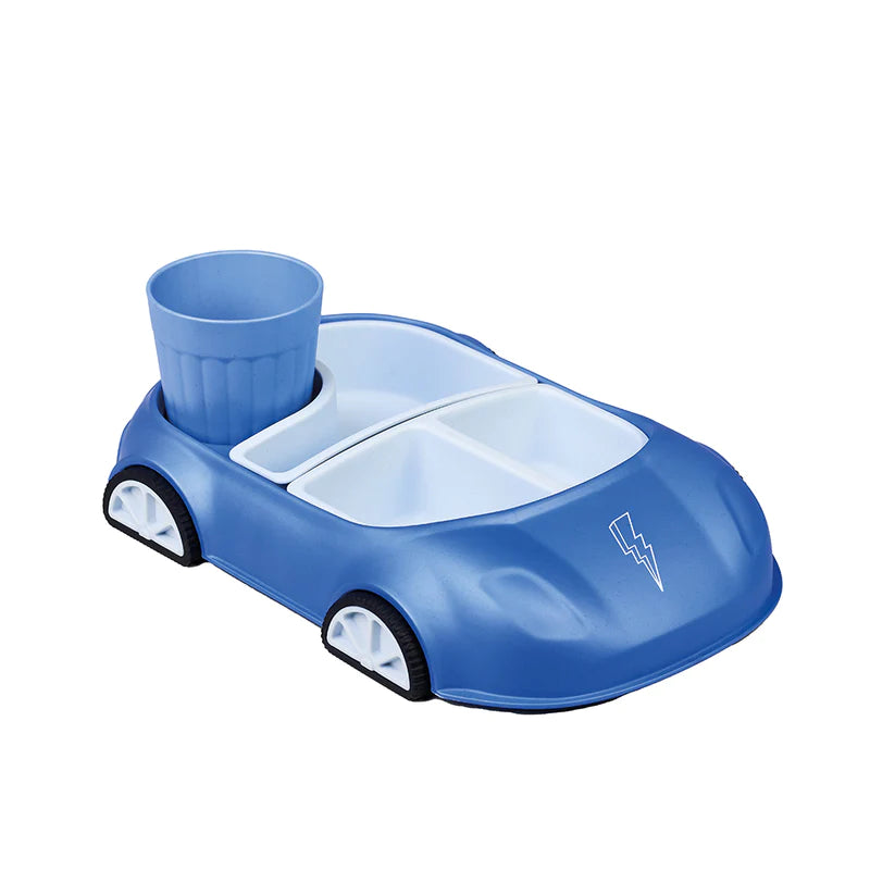 Food Storage | Bioloco Kids Set - Car Blue Lightning by Weirs of Baggot Street