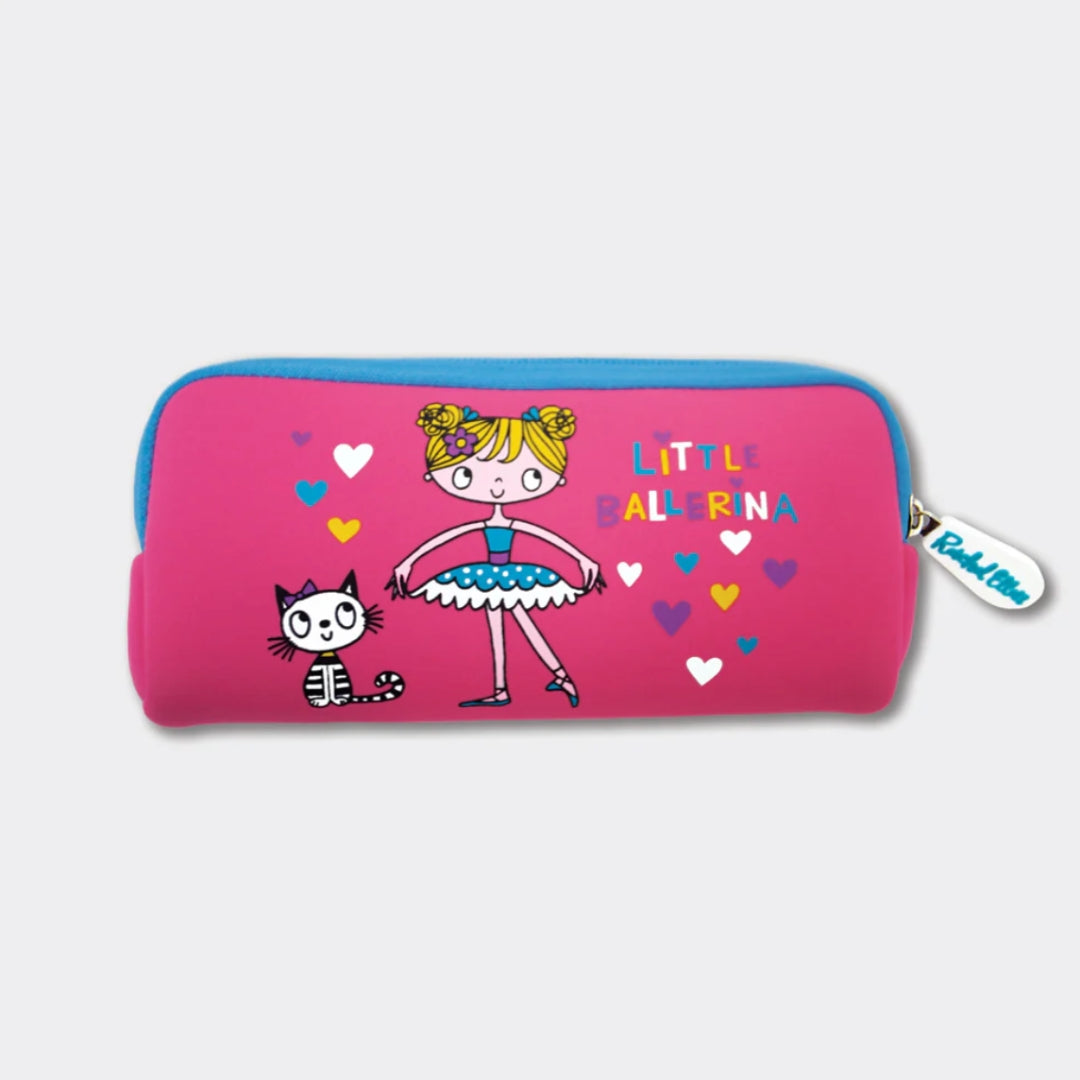 Back to School Rachel Ellen Neoprene Pencil Case Ballerina