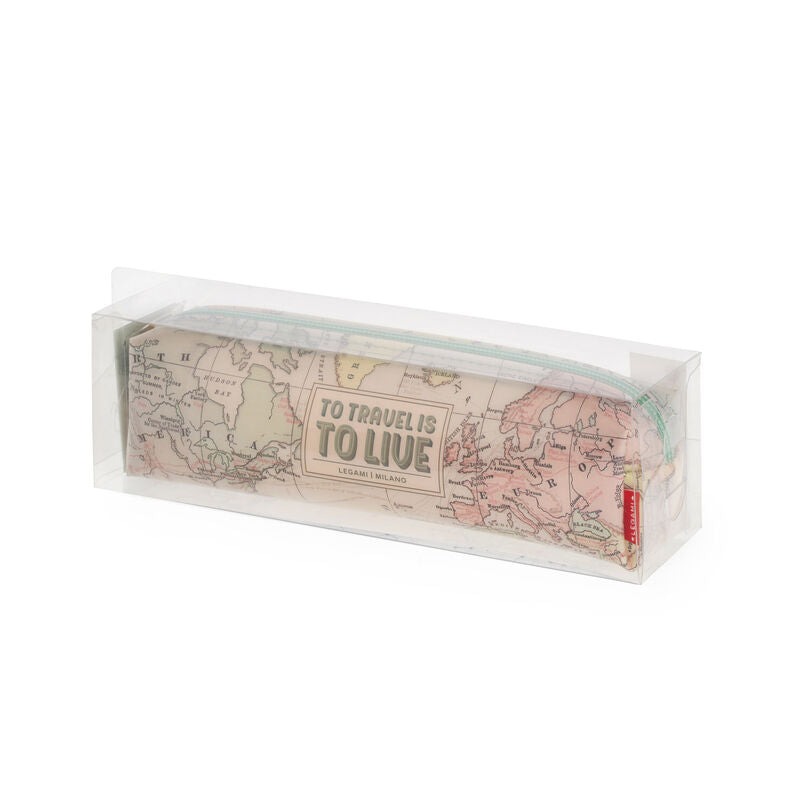 Back to School | Legami Transparent Pencil Case Travel by Weirs of Baggot Street