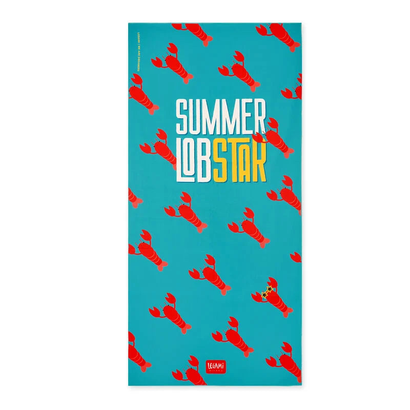 Beach Towels | Legami Beach Towel Lobster by Weirs of Baggot Street