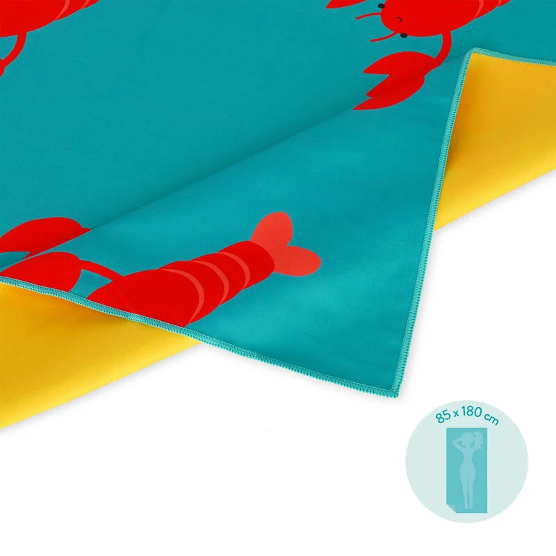 Beach Towels | Legami Beach Towel Lobster by Weirs of Baggot Street