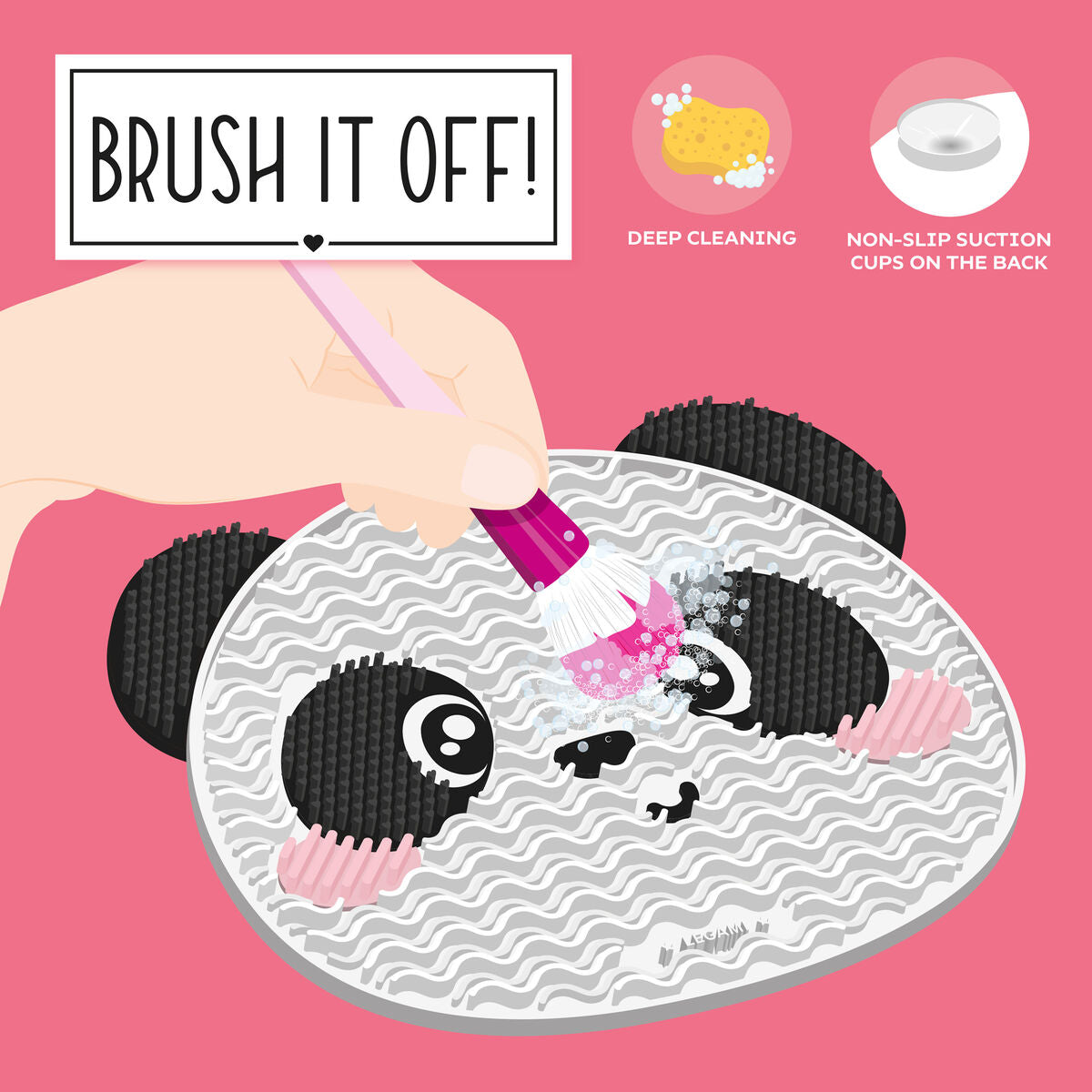 Beauty | Legami Makeup Brush Cleaning Pad Panda by Weirs of Baggot Street