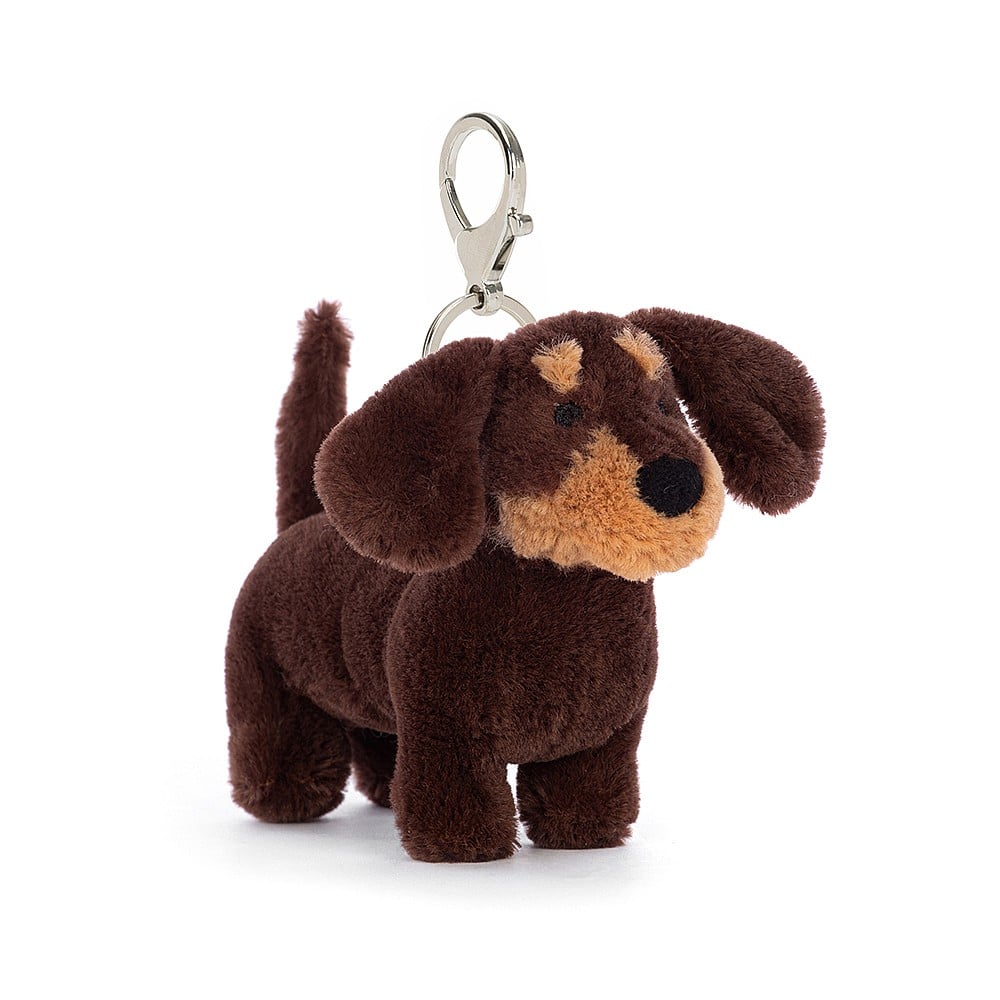 Bubs & Kids Fabulous Gifts Kids Toys Jellycat Otto Sausage Dog Bag Charm by Weirs of Baggot Street