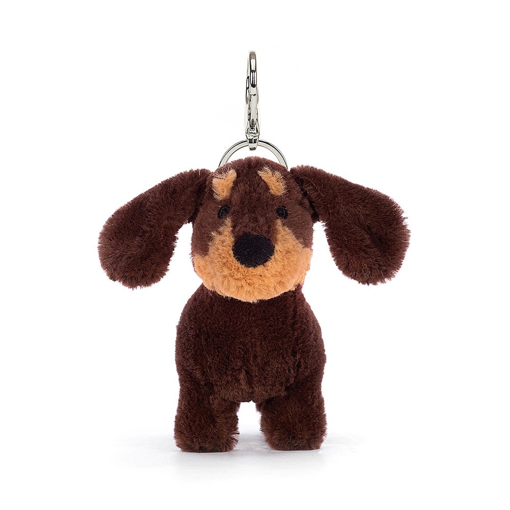 Bubs & Kids Fabulous Gifts Kids Toys Jellycat Otto Sausage Dog Bag Charm by Weirs of Baggot Street