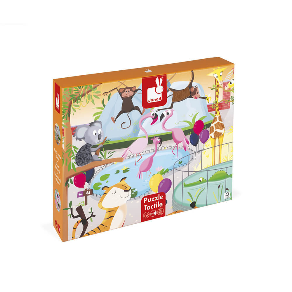 Bubs & Kids Janod Tactile Puzzle Zoo by Weirs of Baggot Street